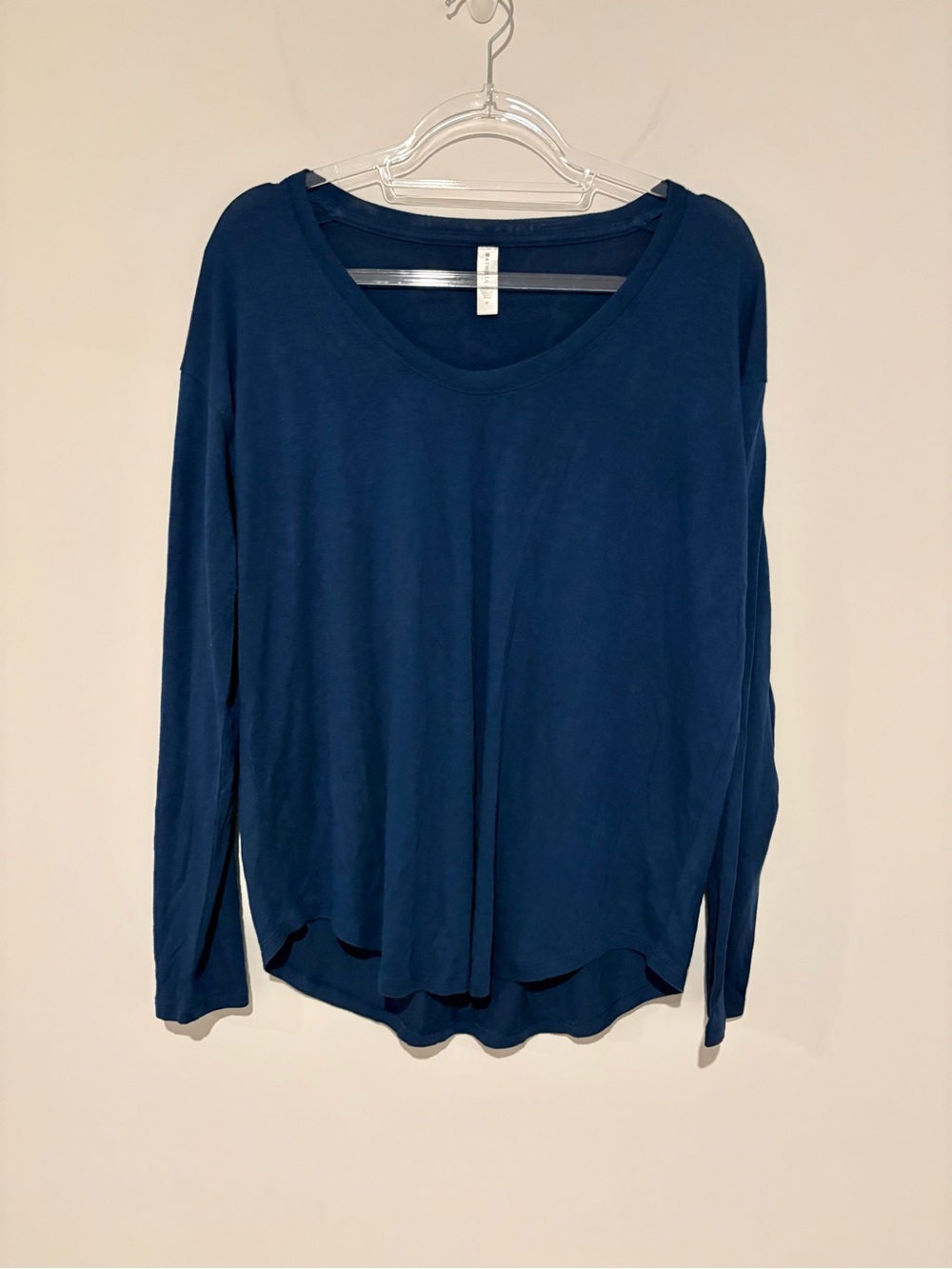 Athleta‎ Women's Cloudlight Stratus Modal Stretch Long Sleeve Top blue medium